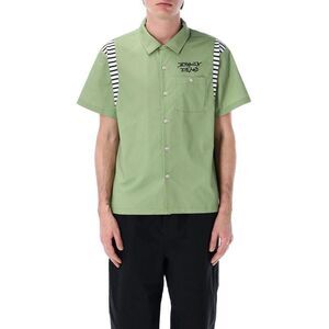 BRAIN DEAD Short Sleeve Button Up Shirt Men SPROUT Shirts